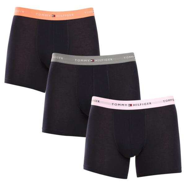 3PACK pánské boxerky Tommy Hilfiger tmavě modré (UM0UM02765 0VH) L