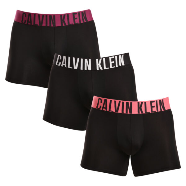 3PACK pánské boxerky Calvin Klein černé (NB3612A-MDL) XXL