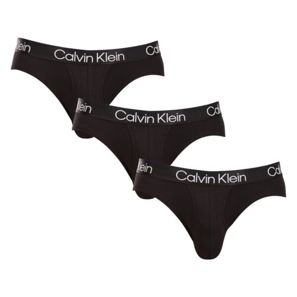 3PACK pánské slipy Calvin Klein černé (NB2969A-7VI) M