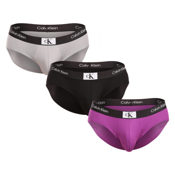 3PACK pánské slipy Calvin Klein vícebarevné (NB3531A-LX5) XXL