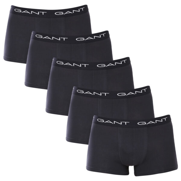 5PACK pánské boxerky Gant černé (900015003-005) 3XL