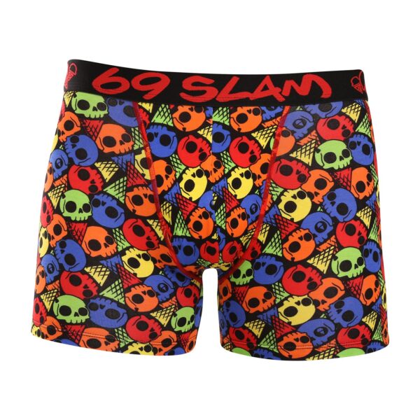 Pánské boxerky 69SLAM fit bamboo SKULL CONE (MPBSKC-BB) S