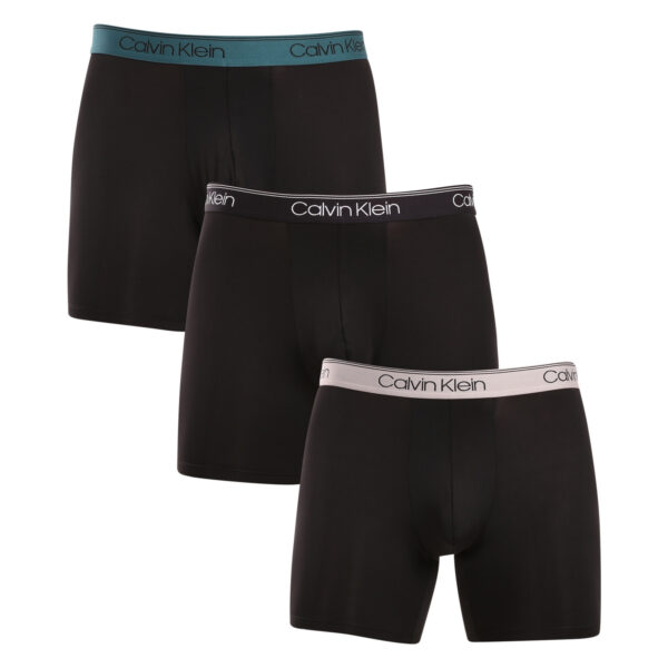 3PACK pánské boxerky Calvin Klein černé (NB2570A-Q7E) L