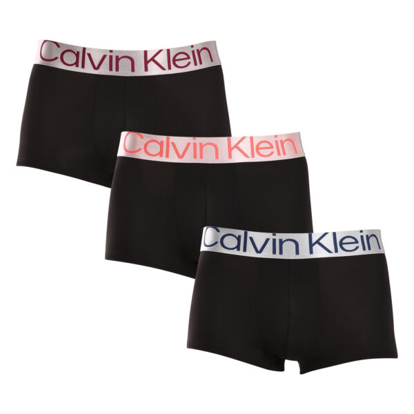 3PACK pánské boxerky Calvin Klein černé (NB3074A-MJ3) M