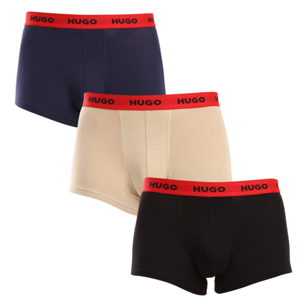 3PACK pánské boxerky HUGO vícebarevné (50517878 962) XL