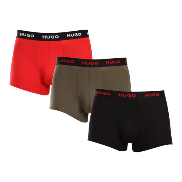 3PACK pánské boxerky HUGO vícebarevné (50517878 964) M