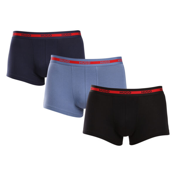 3PACK pánské boxerky HUGO vícebarevné (50517883 970) XL