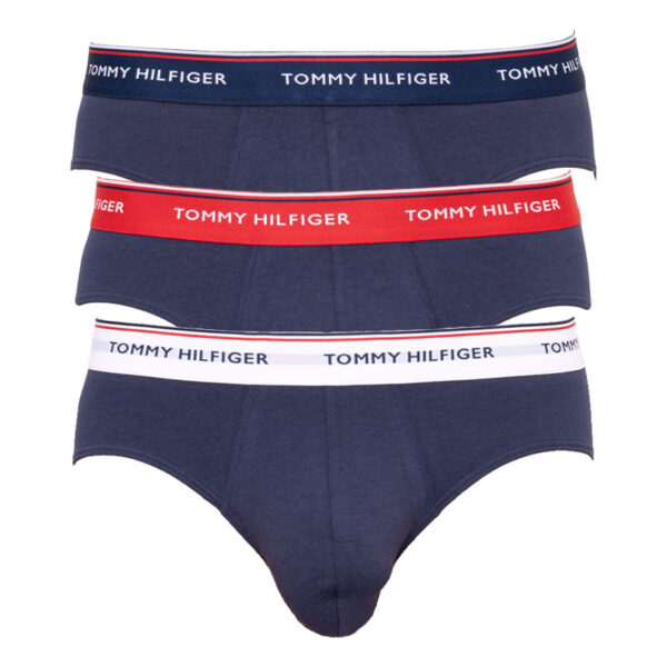 3PACK pánské slipy Tommy Hilfiger tmavě modré (1U87903766 904) L