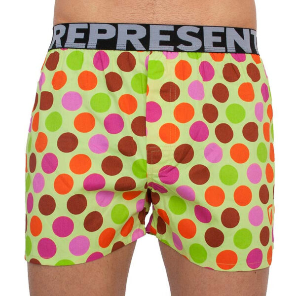 Bez obalu - Pánské trenky Represent exclusive Mike color dots L