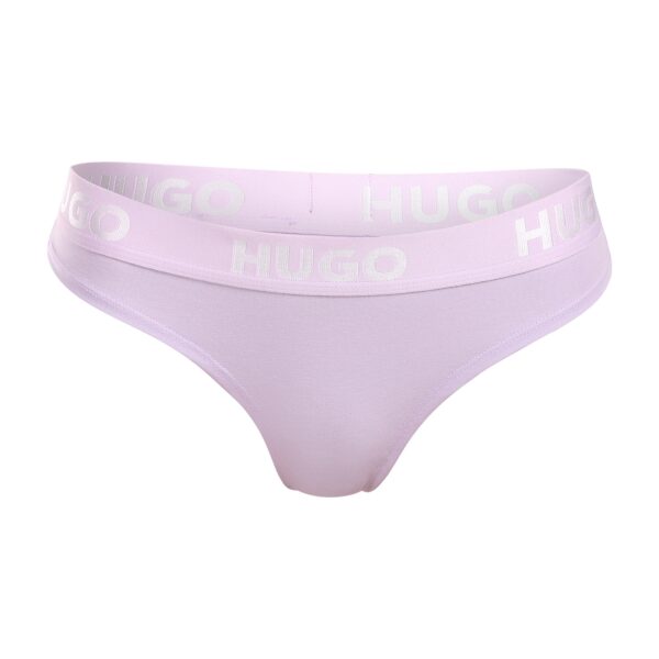 Dámská tanga HUGO růžová (50480166 531) XXL