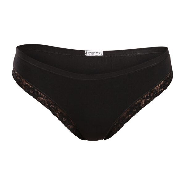 Dámská tanga Lovelygirl černá (3884-black) M