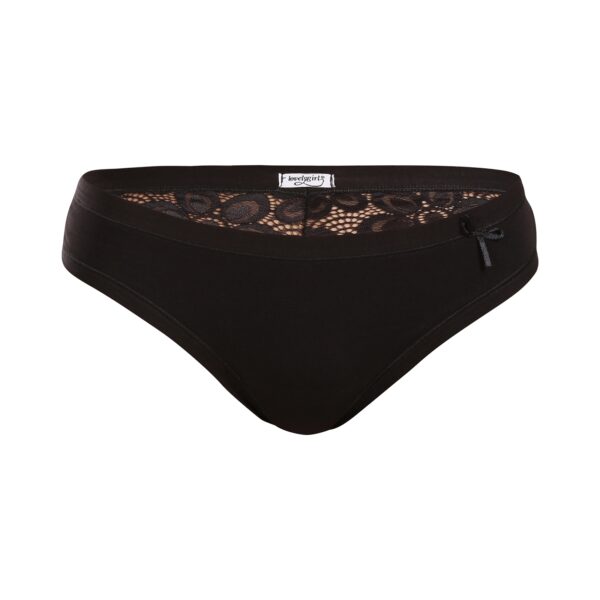 Dámská tanga Lovelygirl černá (5715-black) M