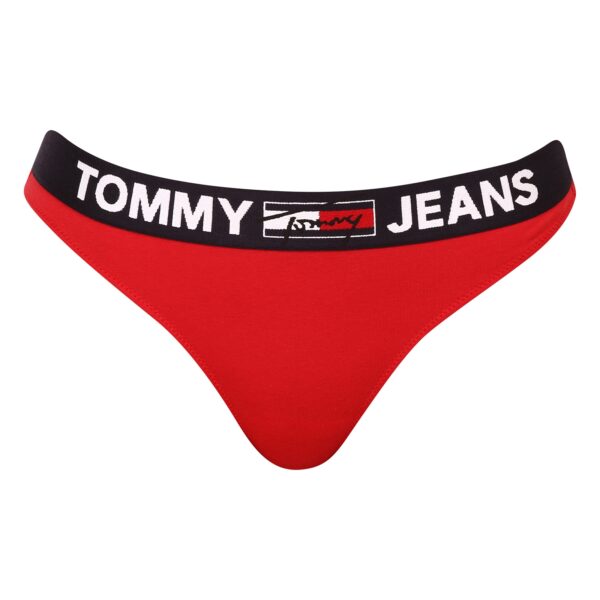 Dámská tanga Tommy Hilfiger červená (UW0UW02823 XLG) L