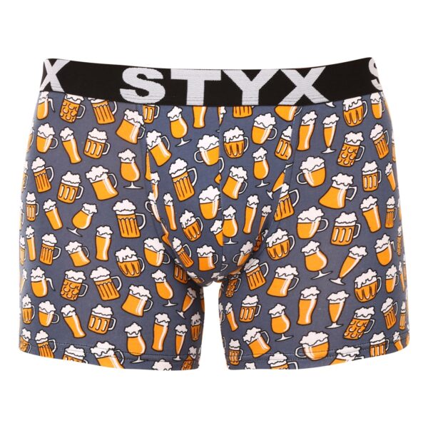 Pánské boxerky Styx long art sportovní guma pivo (U1357) S