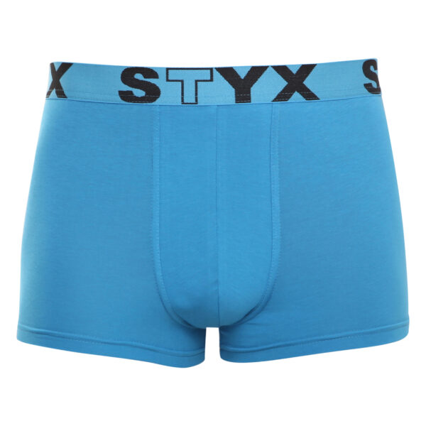 Pánské boxerky Styx sportovní guma světle modré (G969) XXL