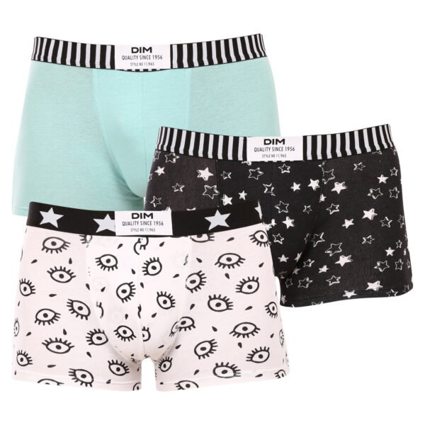 3PACK pánské boxerky DIM vícebarevné (DI000C6D-AA6) XXL