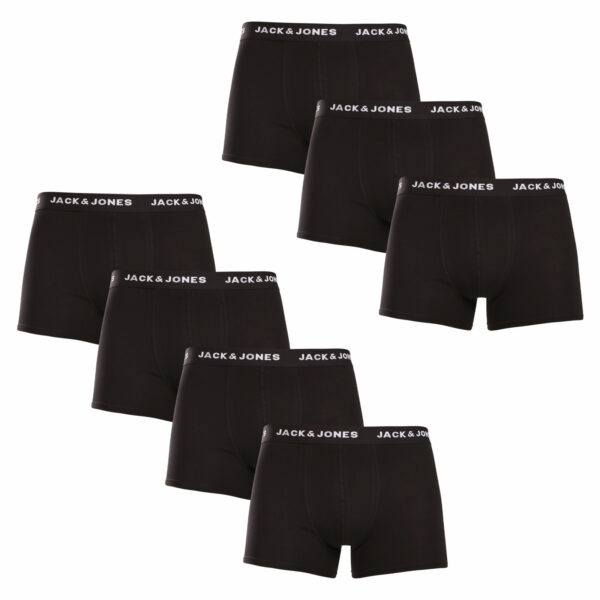 7PACK pánské boxerky Jack and Jones černé (12171258) XXL