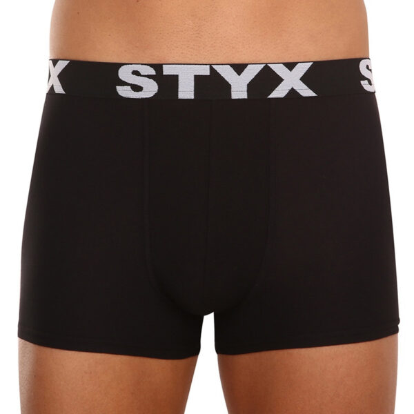 Pánské boxerky Styx sportovní guma nadrozměr černé (R960) 3XL