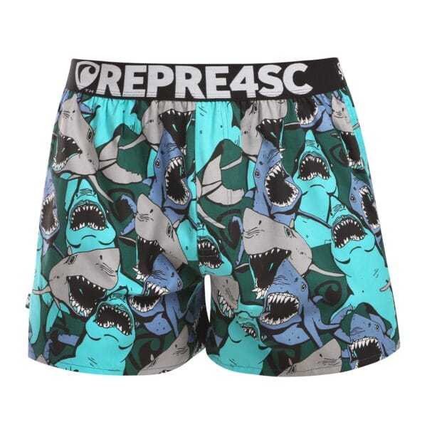 Pánské trenky Represent exclusive Mike Happy Sharks (R4M-BOX-0709) M