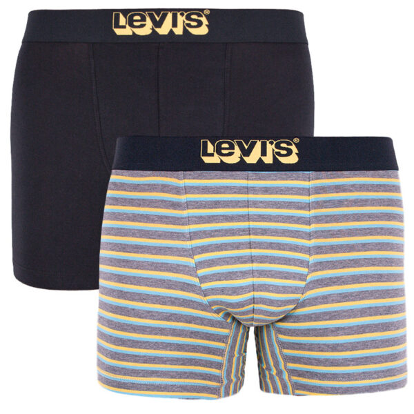 2PACK pánské boxerky Levis vícebarevné (995004001 758) XL