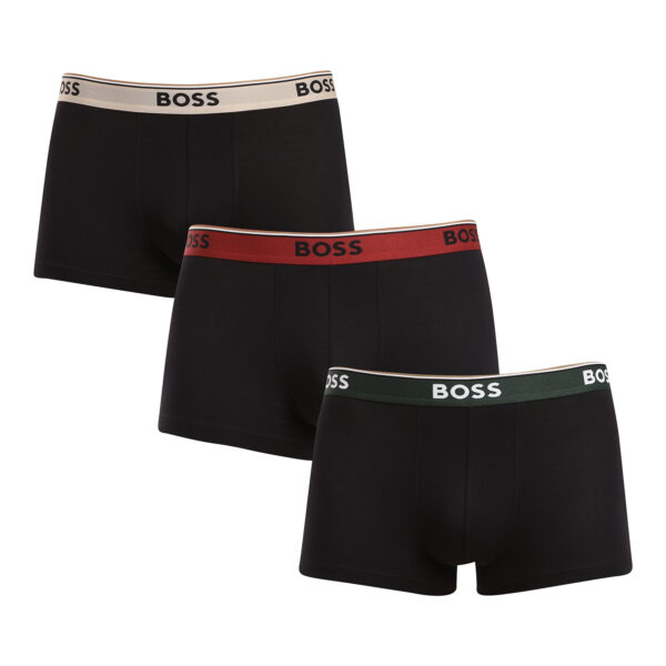 3PACK pánské boxerky BOSS černé (50517827 968) S