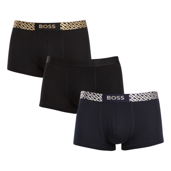 3PACK pánské boxerky BOSS černé (50524525 984) S