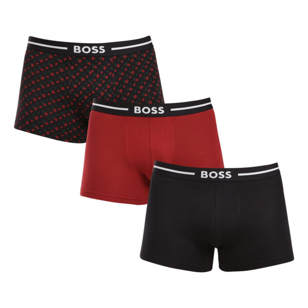 3PACK pánské boxerky BOSS vícebarevné (50517836 977) S