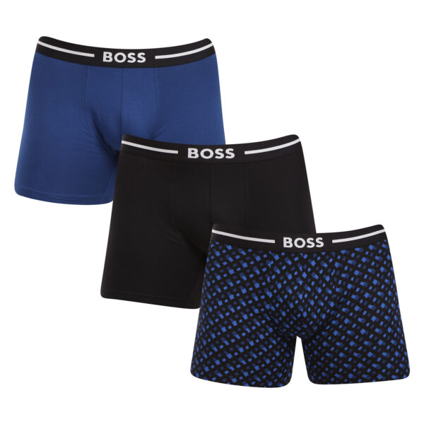 3PACK pánské boxerky BOSS vícebarevné (50517840 982) S