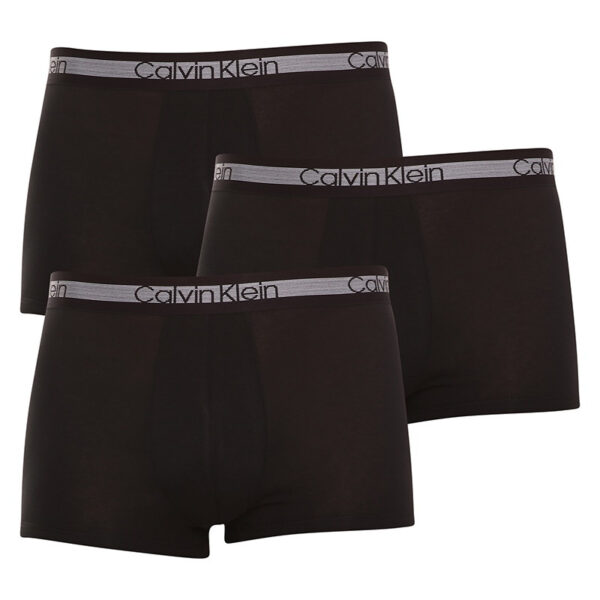 3PACK pánské boxerky Calvin Klein černé (NB1799A-001) L