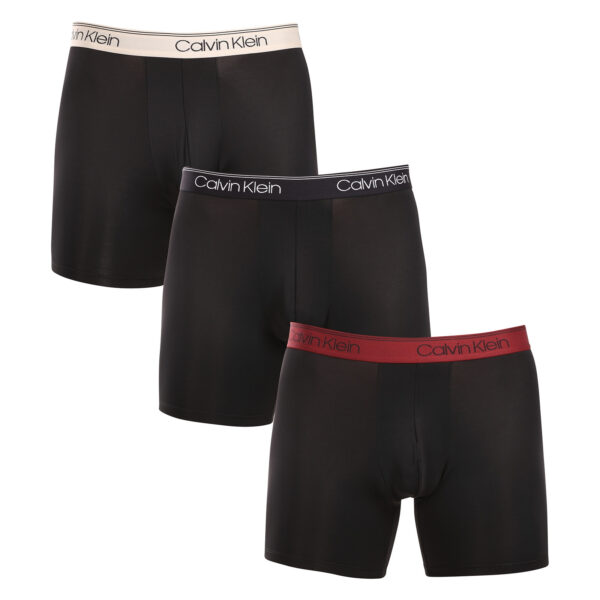 3PACK pánské boxerky Calvin Klein černé (NB2570A-Q84) M