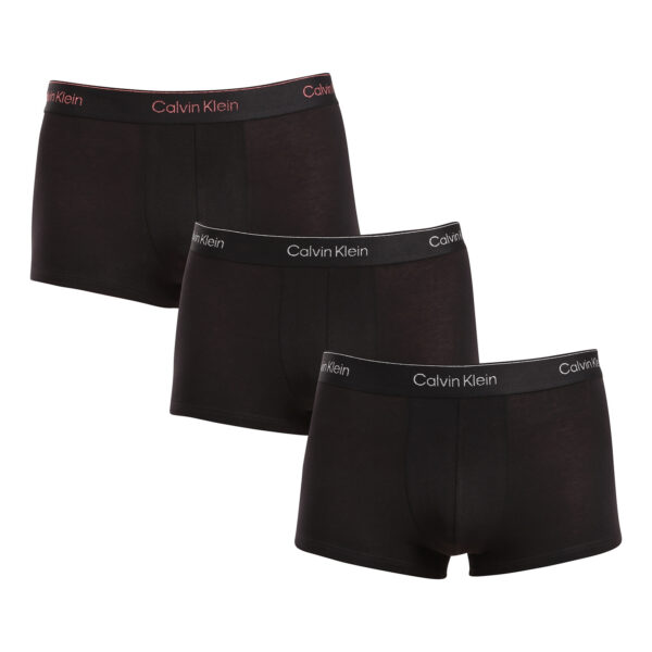 3PACK pánské boxerky Calvin Klein černé (NB4076A-Q6A) L