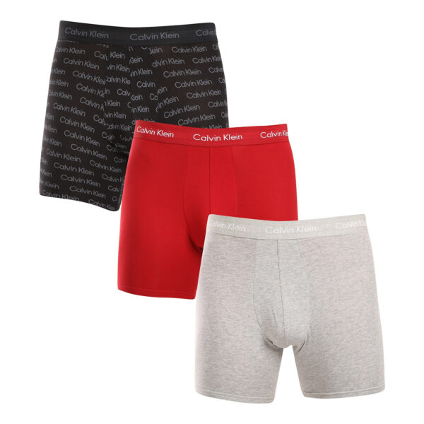 3PACK pánské boxerky Calvin Klein vícebarevné (NB3057A-QYP) XL