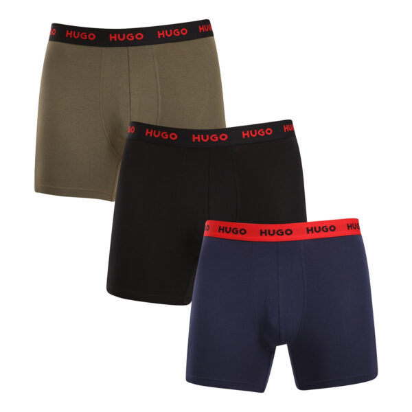 3PACK pánské boxerky HUGO vícebarevné (50517886 966) L