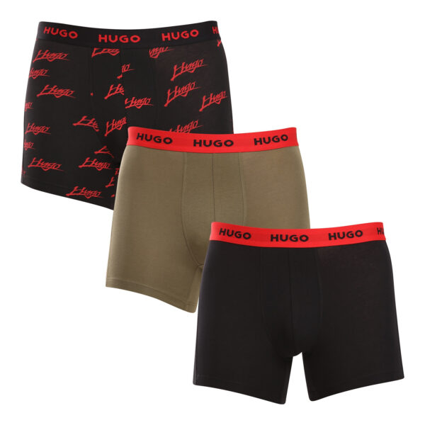 3PACK pánské boxerky HUGO vícebarevné (50517887 984) S