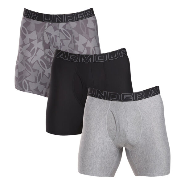 3PACK pánské boxerky Under Armour vícebarevné (1383879 035) 4XL