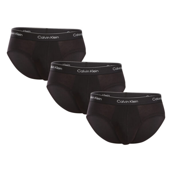 3PACK pánské slipy Calvin Klein černé (NB3962A-TM6) M