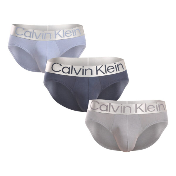 3PACK pánské slipy Calvin Klein vícebarevné (NB3129A-PZD) M