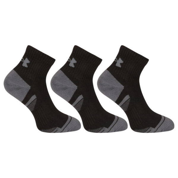 3PACK ponožky Under Armour černé  (1379528 001) XL