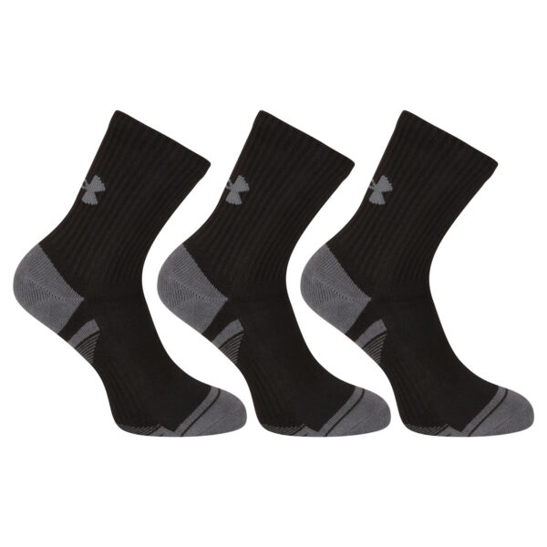 3PACK ponožky Under Armour černé (1379530 001) L