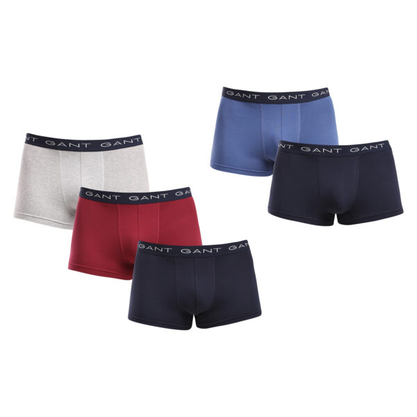 5PACK pánské boxerky Gant vícebarevné (900015003-558) 3XL