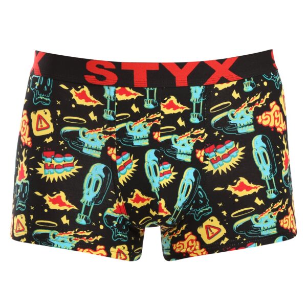 Pánské boxerky Styx art sportovní guma toohot (G1458) L