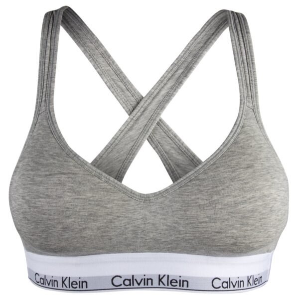 Dámská podprsenka Calvin Klein šedá (QF1654E-020) M