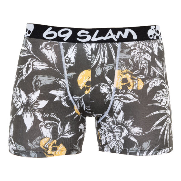 Pánské boxerky 69SLAM fit bamboo wild garden (MPBWGN-BB) XS