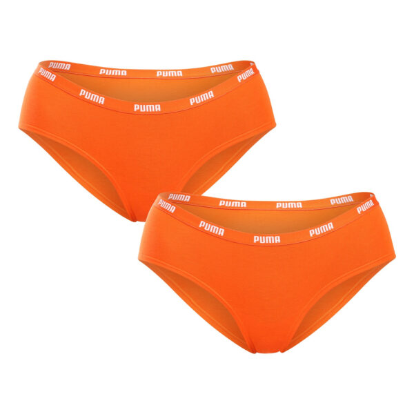 2PACK dámské kalhotky Puma oranžové (603032001 023) L
