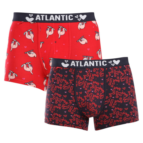 2PACK pánské boxerky Atlantic vícebarevné (2GMH-018) L