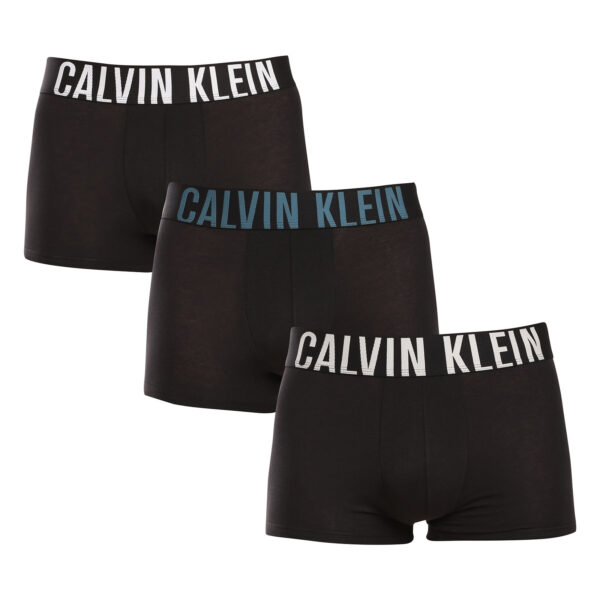 3PACK pánské boxerky Calvin Klein černé (NB3608A-QTJ) S