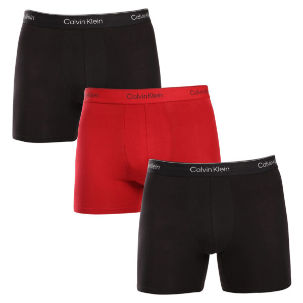 3PACK pánské boxerky Calvin Klein vícebarevné (NB4077A-QVV) XL