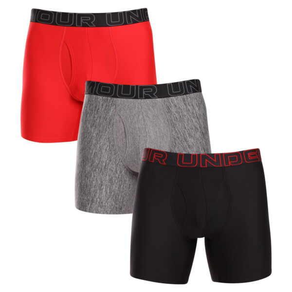 3PACK pánské boxerky Under Armour vícebarevné (1383878 600) 5XL