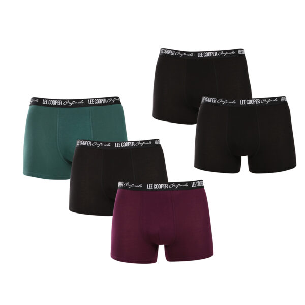 5PACK pánské boxerky Lee Cooper vícebarevné (PO41013-1) L