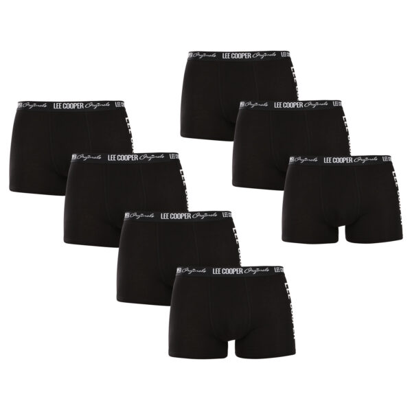 7PACK pánské boxerky Lee Cooper černé (PO41014) L